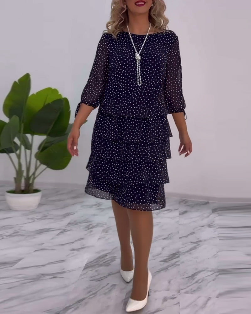 CHARLOTTE | FLATTERING MIDI DRESS WITH ELEGANT TUMMY COVERAGE