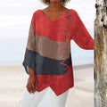 AMELIA | COSY ELEGANT COLORBLOCK LOOSE TUNIC