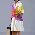 MAIR | FLOWING MIDI DRESS WITH ELEGANT DRAPE AND FLATTERING FIT
