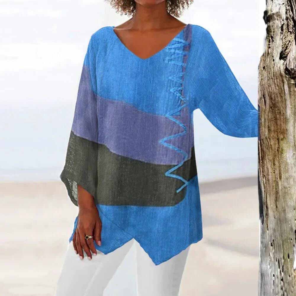 AMELIA | COSY ELEGANT COLORBLOCK LOOSE TUNIC