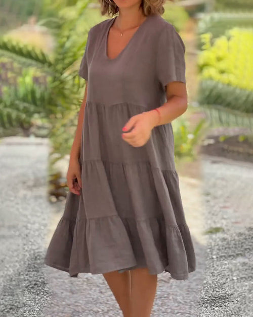 EASHA | ELEGANT BOHO TUMMY-COVERAGE DRESS