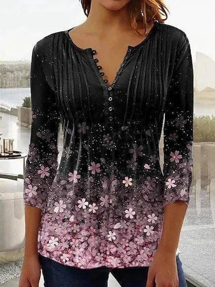 JOAN | ELEGANT TUMMY-COVERAGE COTTON BLEND TOP