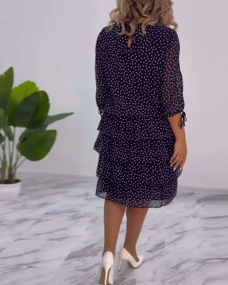 CHARLOTTE | FLATTERING MIDI DRESS WITH ELEGANT TUMMY COVERAGE