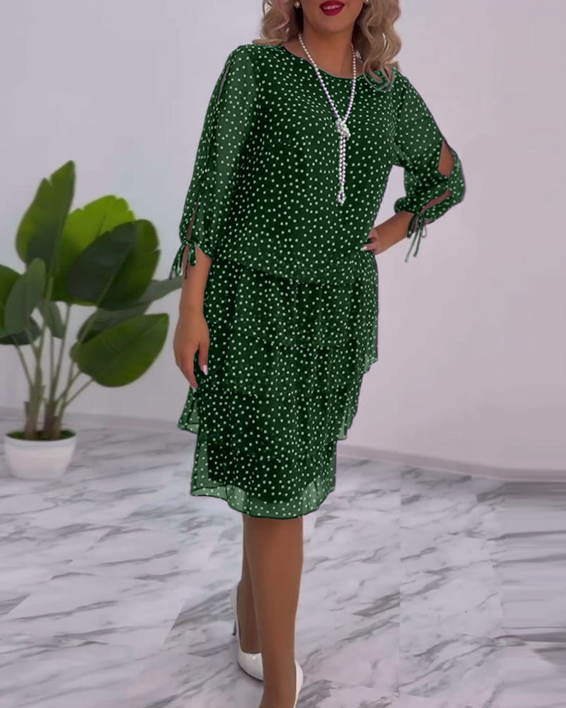 CHARLOTTE | FLATTERING MIDI DRESS WITH ELEGANT TUMMY COVERAGE