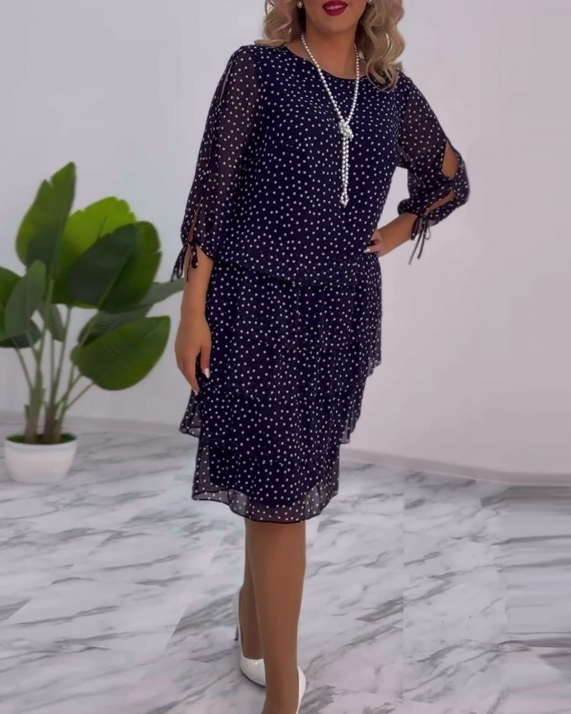 CHARLOTTE | FLATTERING MIDI DRESS WITH ELEGANT TUMMY COVERAGE