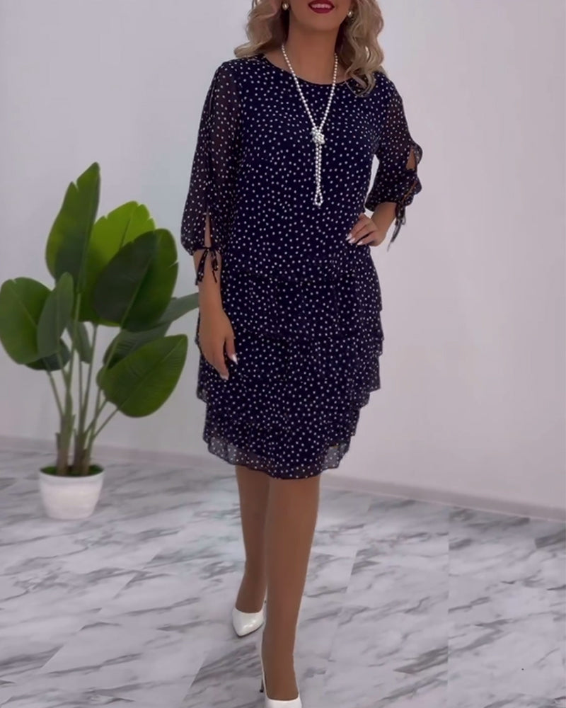 CHARLOTTE | FLATTERING MIDI DRESS WITH ELEGANT TUMMY COVERAGE