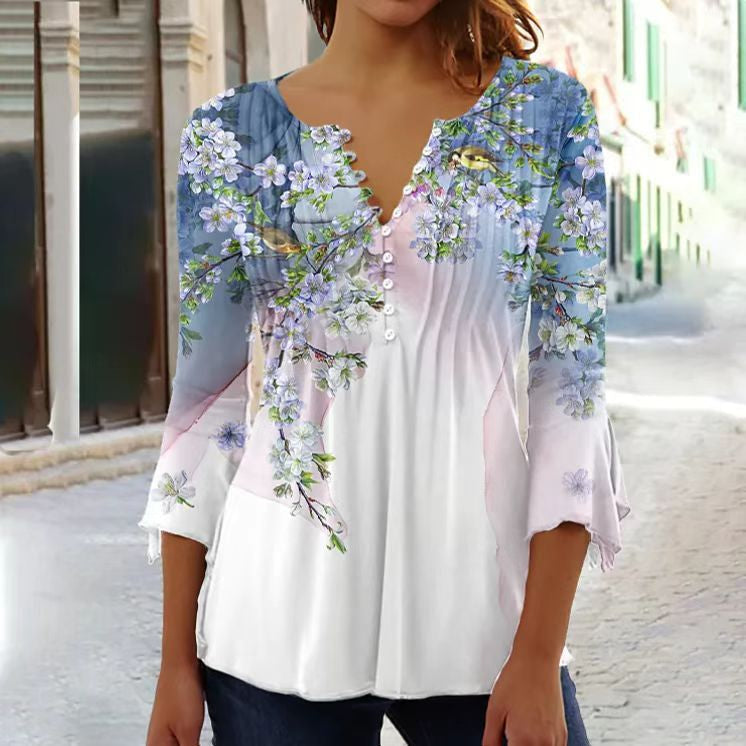 JOAN | ELEGANT TUMMY-COVERAGE COTTON BLEND TOP