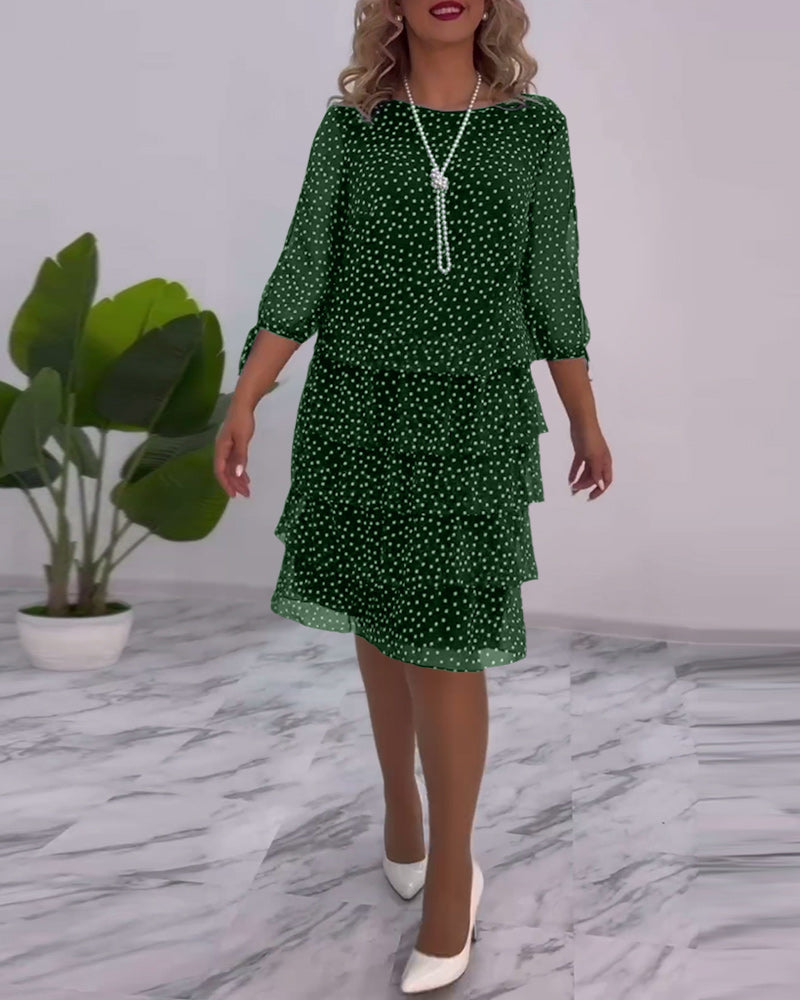 CHARLOTTE | FLATTERING MIDI DRESS WITH ELEGANT TUMMY COVERAGE