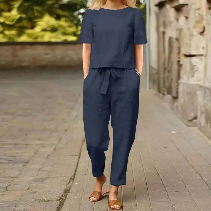 SAM | ELEGANT SUMMER TWO-PIECE SET WITH TUMMY COVERAGE