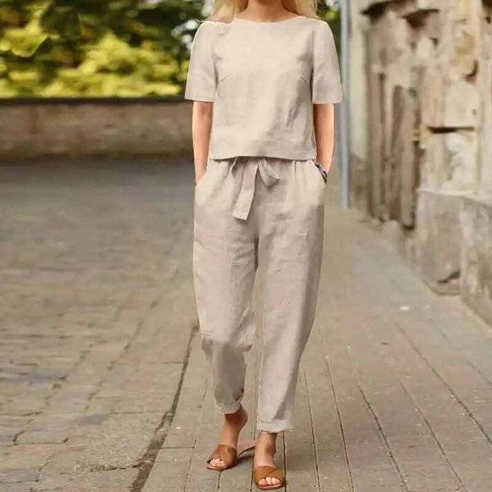 SAM | ELEGANT SUMMER TWO-PIECE SET WITH TUMMY COVERAGE