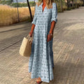 LUNA | FLATTERING BOHO MAXI DRESS WITH FLOWING SILHOUETTE