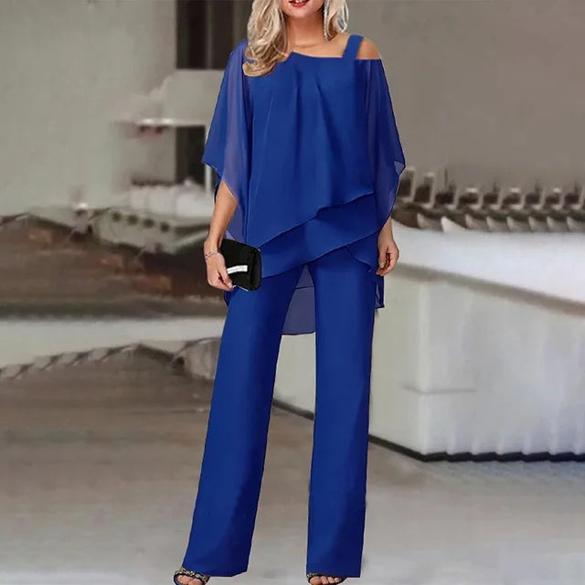 PATRICIA | ELEGANT OFF-THE-SHOULDER TWO-PIECE WITH FLATTERING DRAPE