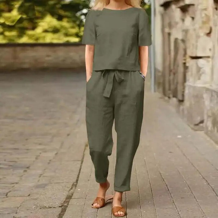SAM | ELEGANT SUMMER TWO-PIECE SET WITH TUMMY COVERAGE