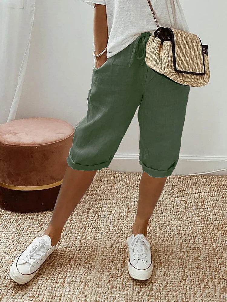 KAIRA | CHIC RELAXED DRAWSTRING SHORTS