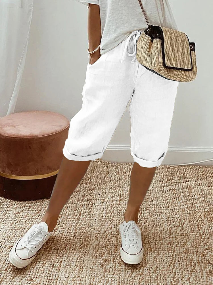 KAIRA | CHIC RELAXED DRAWSTRING SHORTS
