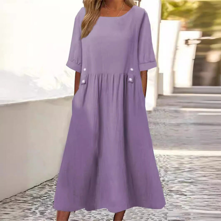 SCOTTIE | COSY ELEGANT MINIMALIST MIDI DRESS