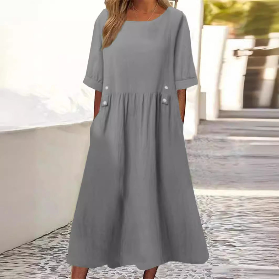 SCOTTIE | COSY ELEGANT MINIMALIST MIDI DRESS