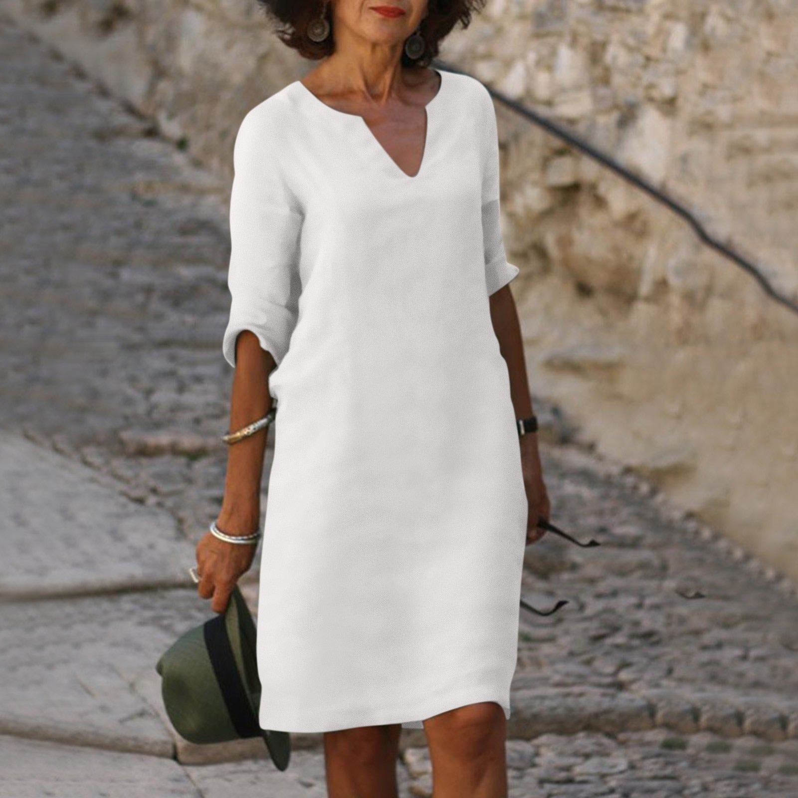 ROSALIND | ELEGANT SUMMER DRESS WITH GRACEFUL FLATTERING FIT