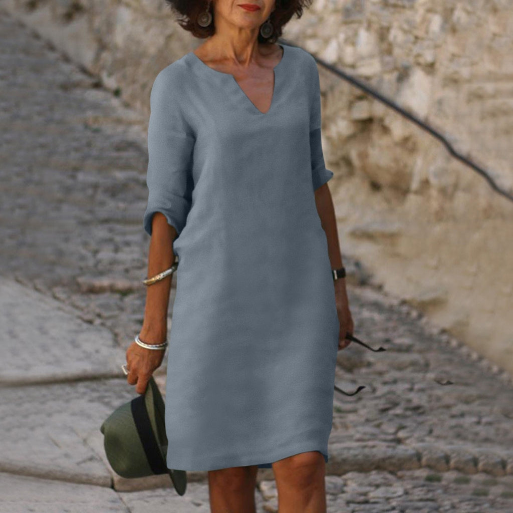 ROSALIND | ELEGANT SUMMER DRESS WITH GRACEFUL FLATTERING FIT