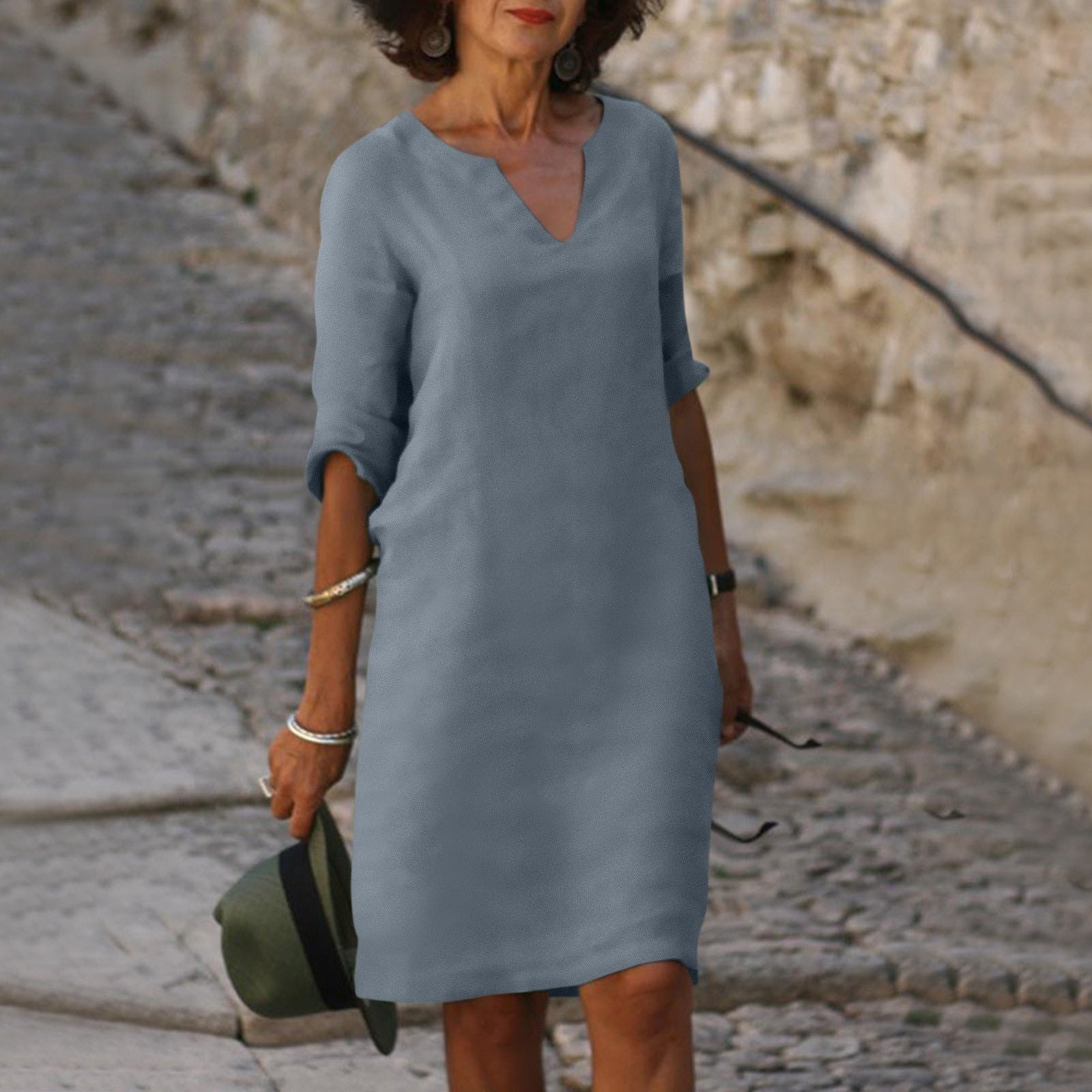 ROSALIND | ELEGANT SUMMER DRESS WITH GRACEFUL FLATTERING FIT