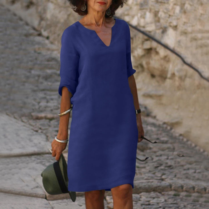ROSALIND | ELEGANT SUMMER DRESS WITH GRACEFUL FLATTERING FIT