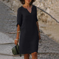 ROSALIND | ELEGANT SUMMER DRESS WITH GRACEFUL FLATTERING FIT