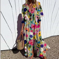 BELLA | FLOWING MAXI DRESS WITH REFINED FLORAL PRINT