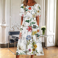 ISABELLA | FLOWING MIDI DRESS WITH ELEGANT DRAPE AND FLATTERING FIT
