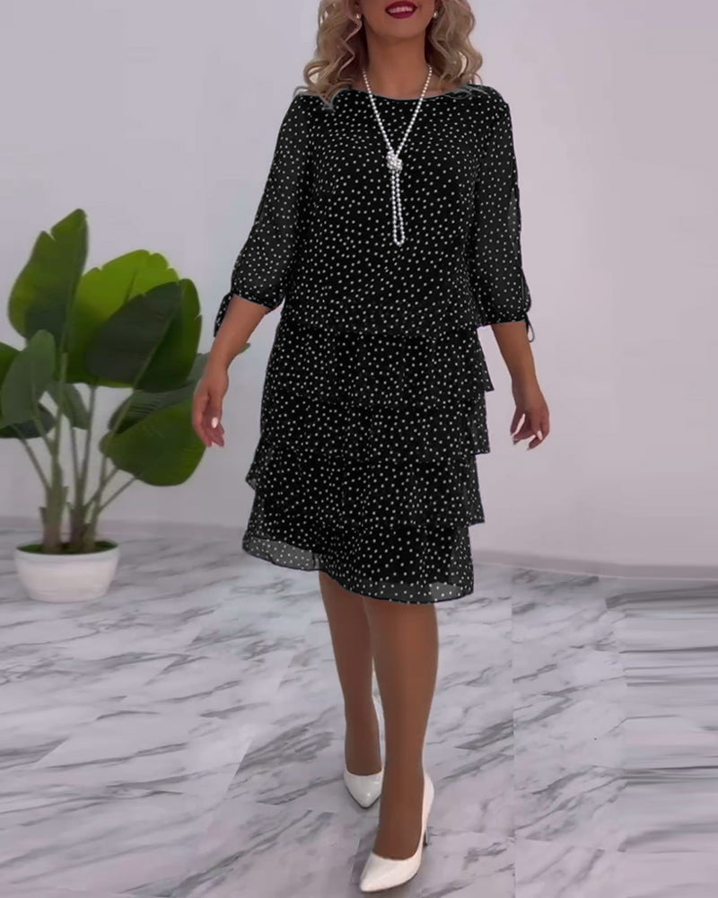 CHARLOTTE | FLATTERING MIDI DRESS WITH ELEGANT TUMMY COVERAGE