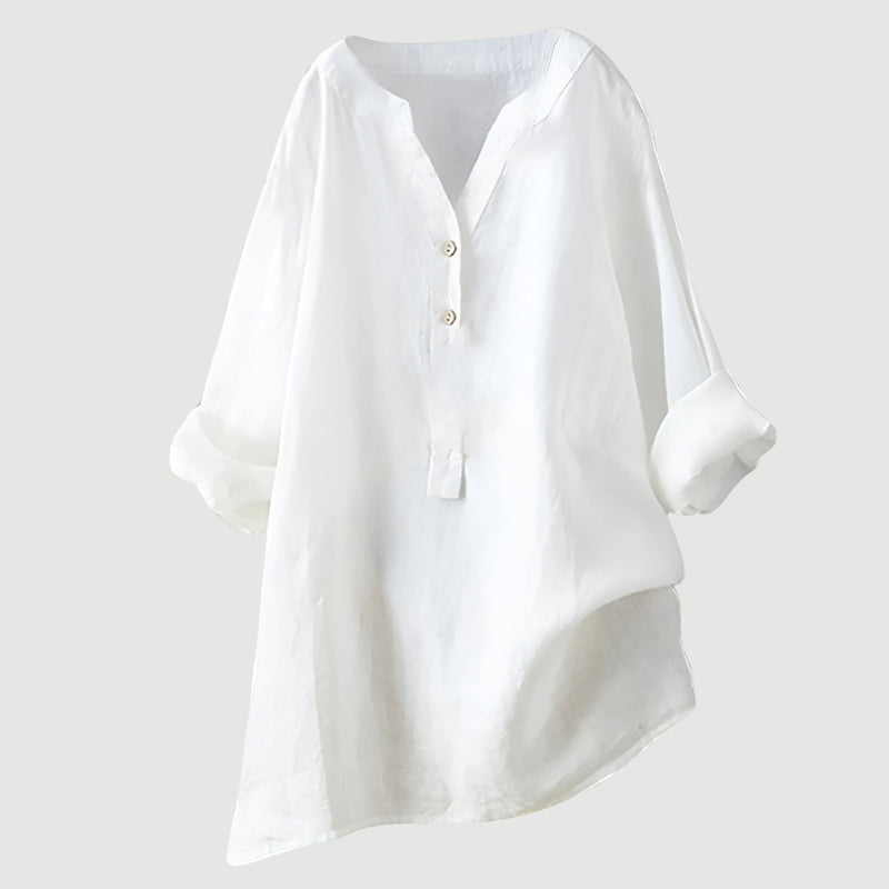 PEARL | RELAXED BLOUSE WITH FLATTERING DRAPE