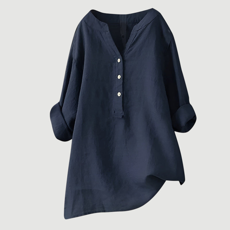 PEARL | RELAXED BLOUSE WITH FLATTERING DRAPE