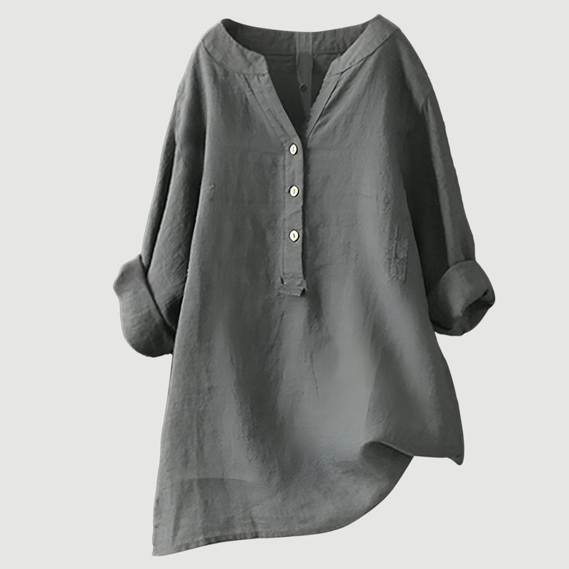 PEARL | RELAXED BLOUSE WITH FLATTERING DRAPE
