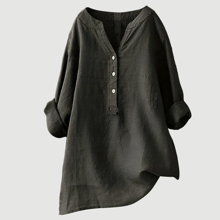 PEARL | RELAXED BLOUSE WITH FLATTERING DRAPE