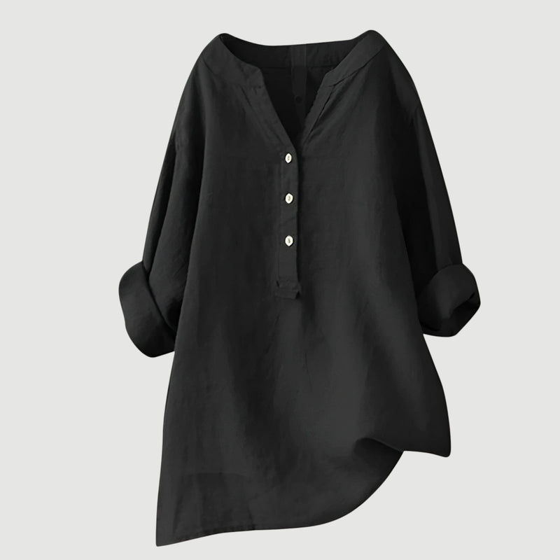 PEARL | RELAXED BLOUSE WITH FLATTERING DRAPE