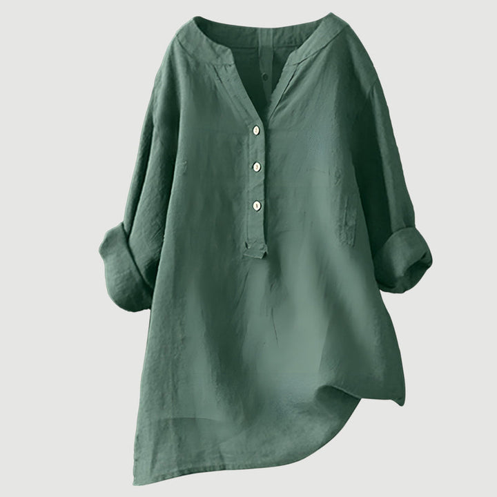 PEARL | RELAXED BLOUSE WITH FLATTERING DRAPE