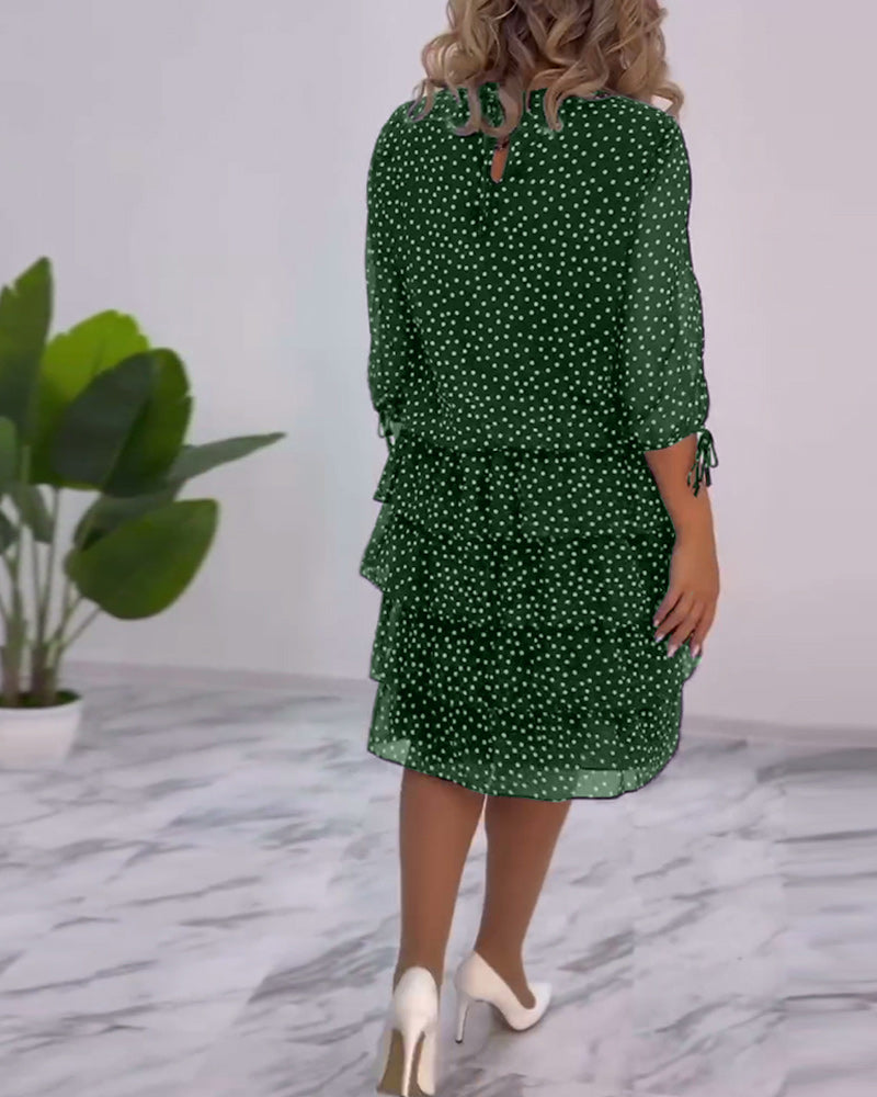 CHARLOTTE | FLATTERING MIDI DRESS WITH ELEGANT TUMMY COVERAGE