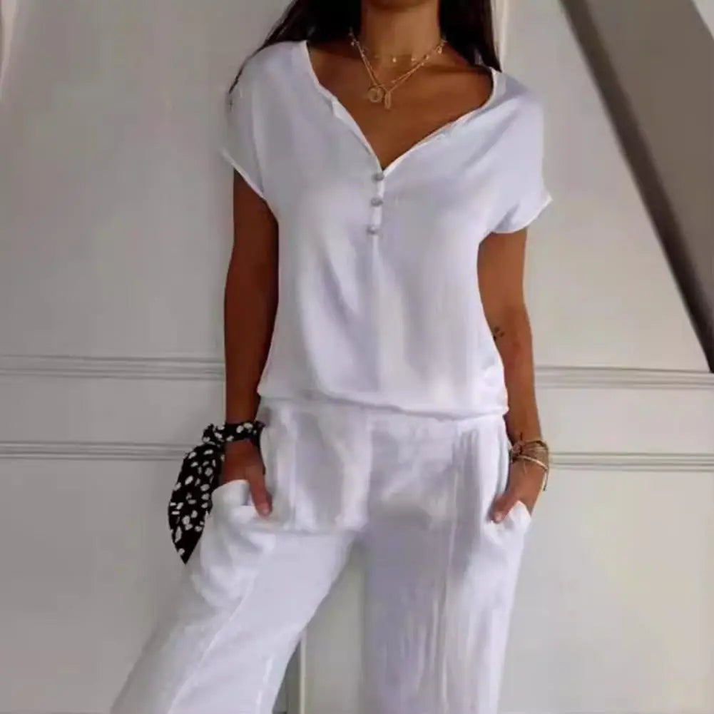 YANA | LUXURY CHENILLE V-NECK TOP