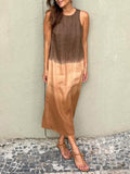 FLORENCE | ELEGANT FLOWING TUMMY-COVERAGE MIDI DRESS
