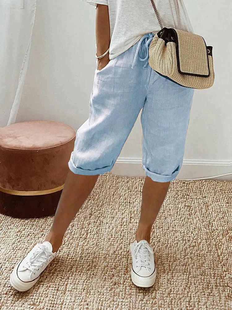 KAIRA | CHIC RELAXED DRAWSTRING SHORTS