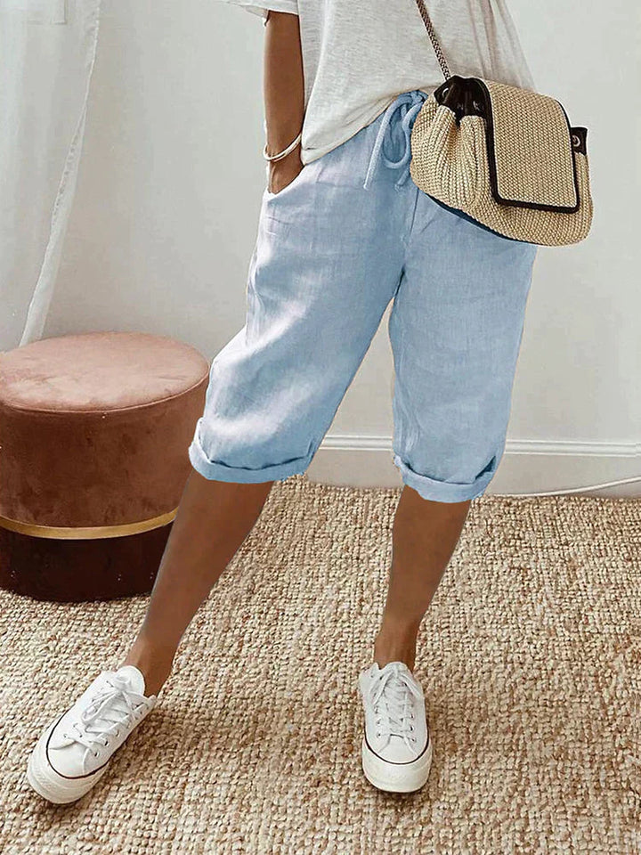 KAIRA | CHIC RELAXED DRAWSTRING SHORTS