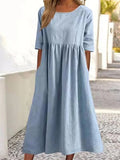 ROISIN | FLATTERING MIDI DRESS WITH ELEGANT DRAPE AND REFINED SILHOUETTE